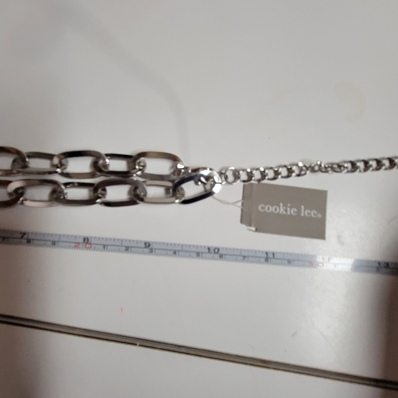 NWT COOKIE LEE HEAVY PAPERCLIP 📎NECKLACE - Picture 4 of 5